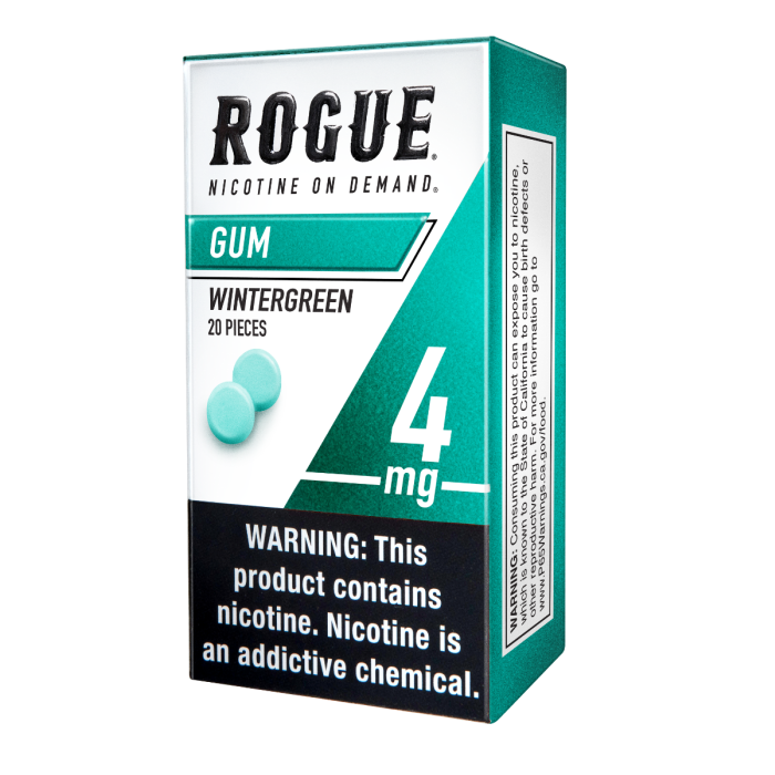 Buy Rogue Wintergreen 4MG Gum Online - From .39