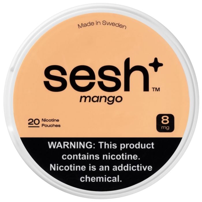 Sesh+ Mango 8mg Nicotine Pouches