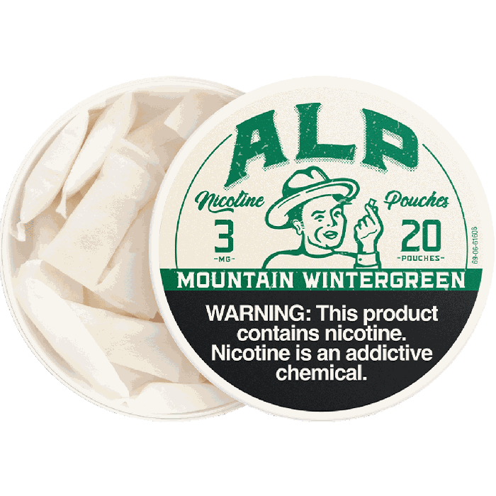 Buy ALP Mountain Wintergreen 3mg Online From $3.99 - Fast Shipping