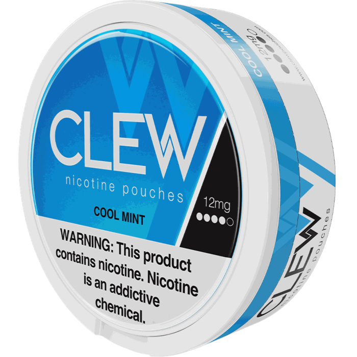 mint tobacco pouches CLEW Cool Mint 12mg