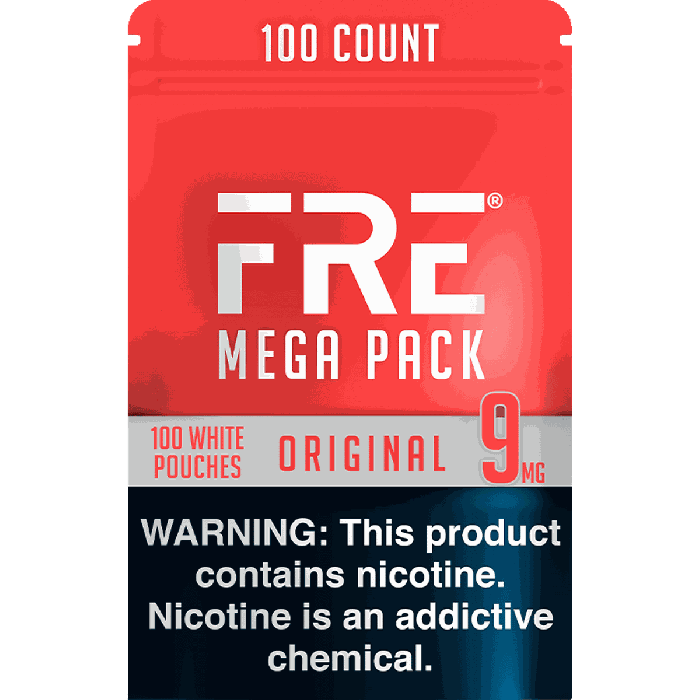 FRE Original Mega Pack 9MG Nicotine Pouches