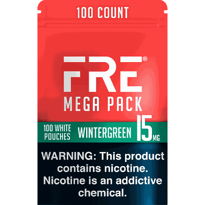 FRE Wintergreen Mega Pack 15MG Nicotine Pouches