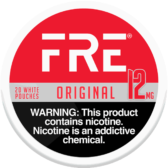 FRE Original 12MG Nicotine Pouches FRE Original 12MG Nicotine Pouches