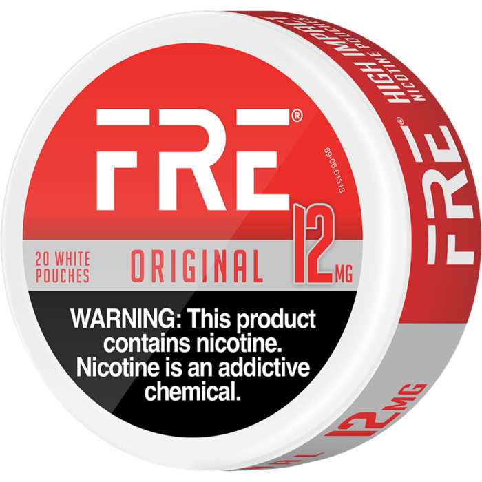 FRE Original 12MG Nicotine Pouches FRE Original 12MG Nicotine Pouches