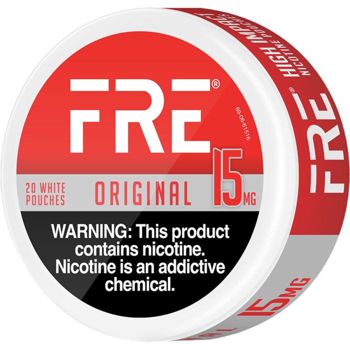 FRE Original 15MG Nicotine Pouches FRE Original 15MG Nicotine Pouches