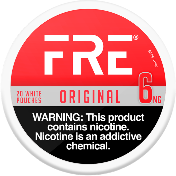FRE Original 6MG Nicotine Pouches FRE Original 6MG Nicotine Pouches