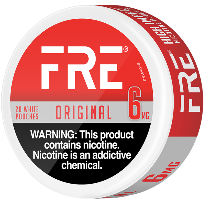 FRE Original 6MG Nicotine Pouches FRE Original 6MG Nicotine Pouches