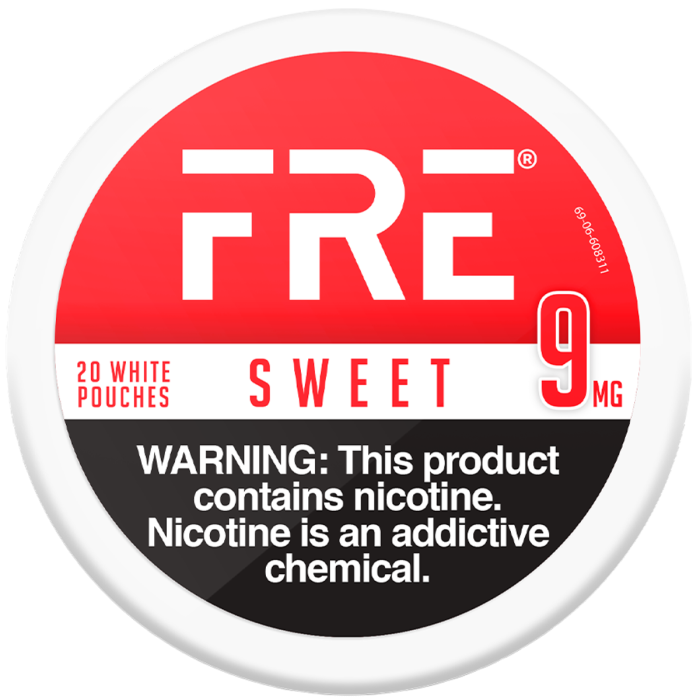 FRE Sweet 9MG Nicotine Pouches FRE Sweet 9MG Nicotine Pouches