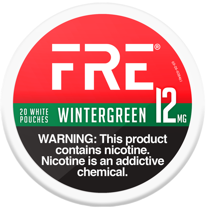 FRE Wintergreen 12MG Nicotine Pouches FRE Wintergreen 12MG Nicotine Pouches