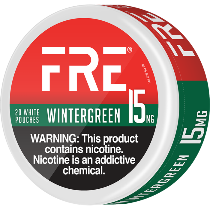 FRE Wintergreen 15MG Nicotine Pouches