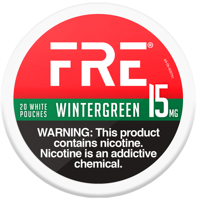 FRE Wintergreen 15MG Nicotine Pouches