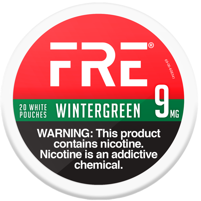 FRE Wintergreen 9MG Nicotine Pouches FRE Wintergreen 9MG Nicotine Pouches