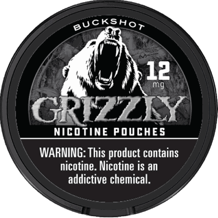 Grizzly Buckshot 12MG Nicotine Pouches