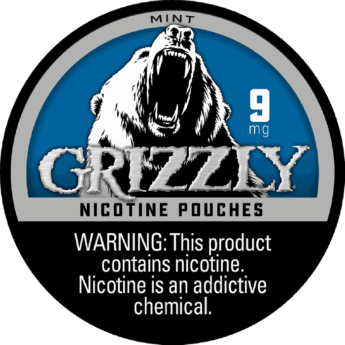 Grizzly Mint 9MG Nicotine Pouches Grizzly Mint 9MG Nicotine Pouches