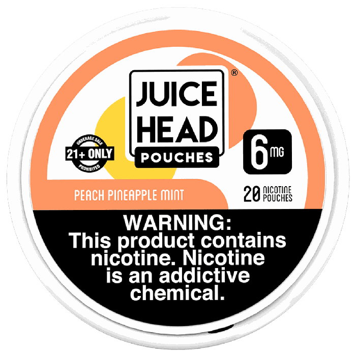 Juice Head Pouches Peach Pineapple Mint 6MG