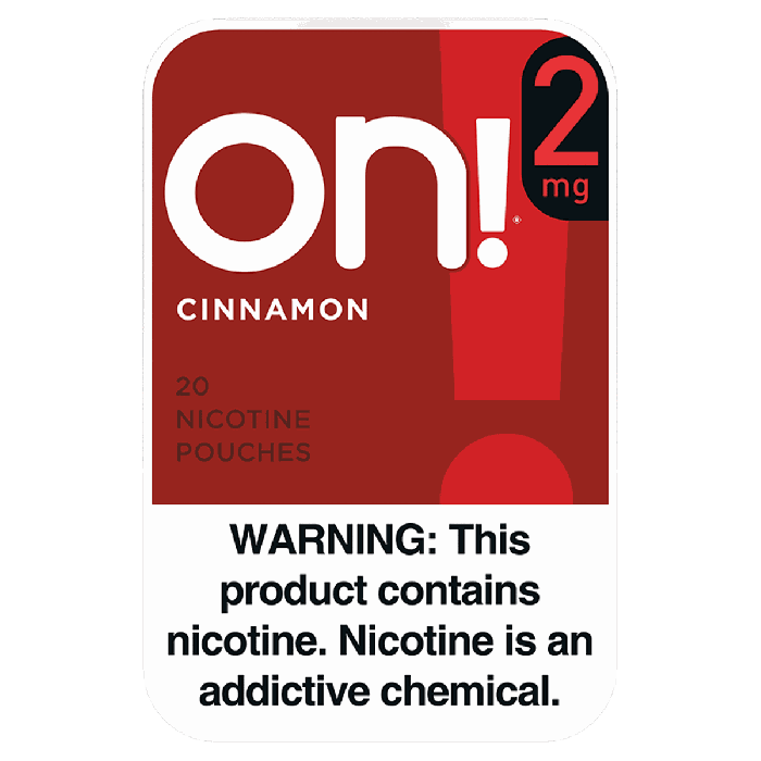 On! 2MG Cinnamon Nicotine Pouches On! 2MG Cinnamon Nicotine Pouches