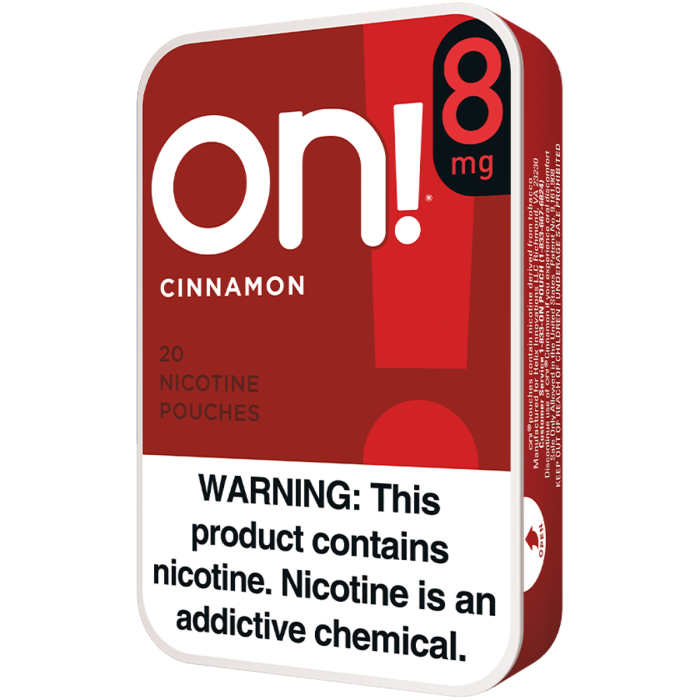 On! Cinnamon Nicotine Pouches 8mg