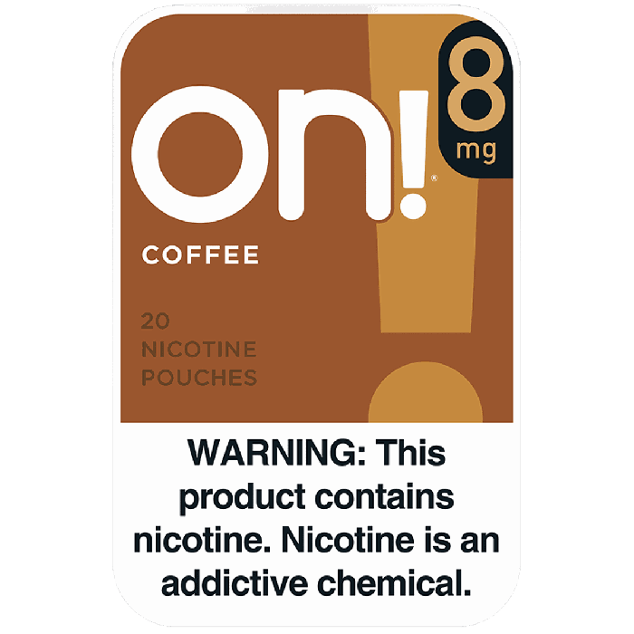 On! 8MG Coffee Nicotine Pouches