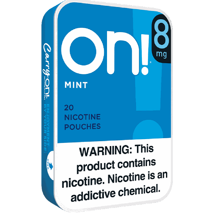 On! 8MG Mint Nicotine Pouches