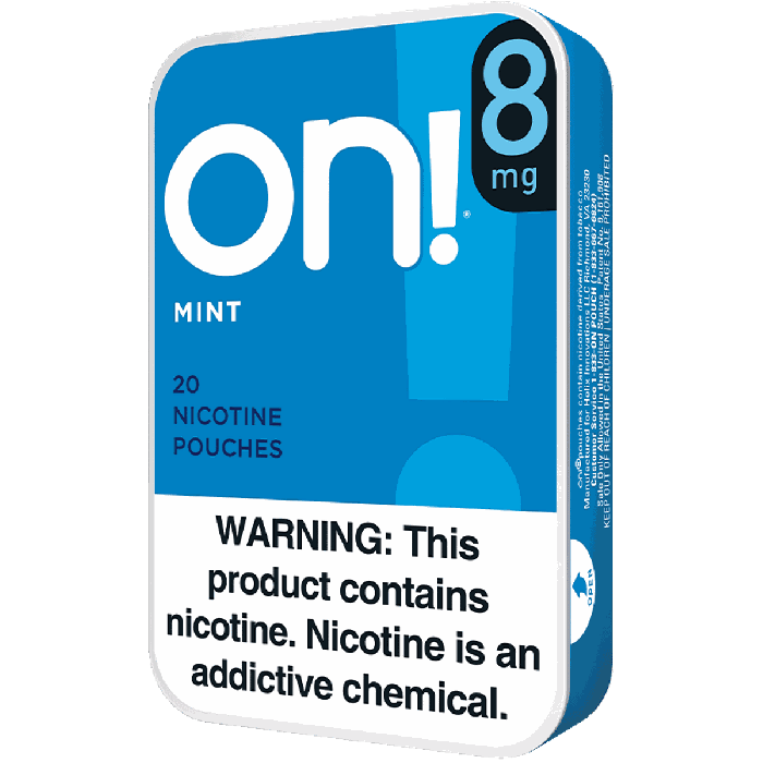 On! 8MG Mint Nicotine Pouches