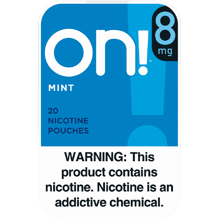 On! 8MG Mint Nicotine Pouches