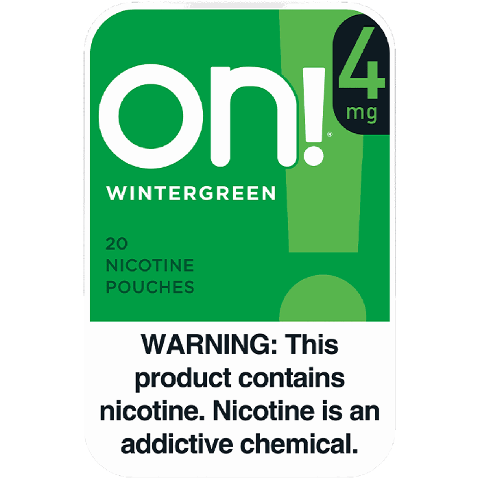 On! 4MG Wintergreen Nicotine Pouches