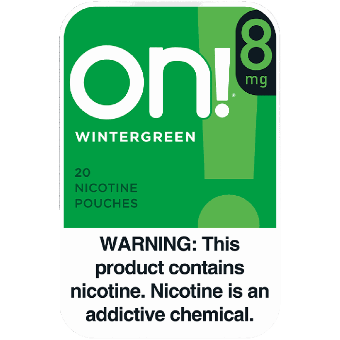 On! 8MG Wintergreen Nicotine Pouches