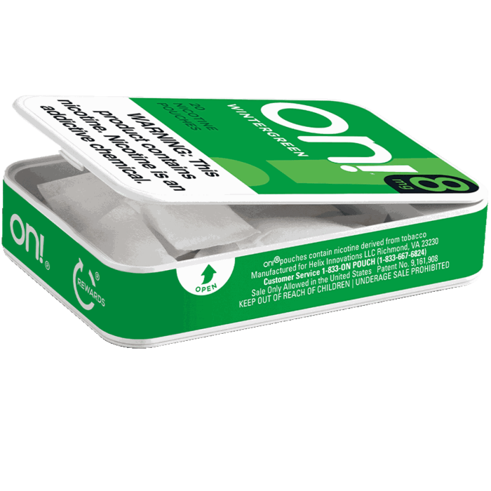 On! 8MG Wintergreen Nicotine Pouches