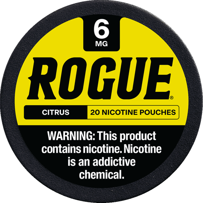 Rogue Citrus 6MG Nicotine Pouches