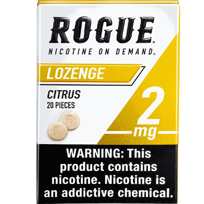 Rogue Citrus 2MG Nicotine Lozenges Rogue Citrus 2MG Nicotine Lozenges