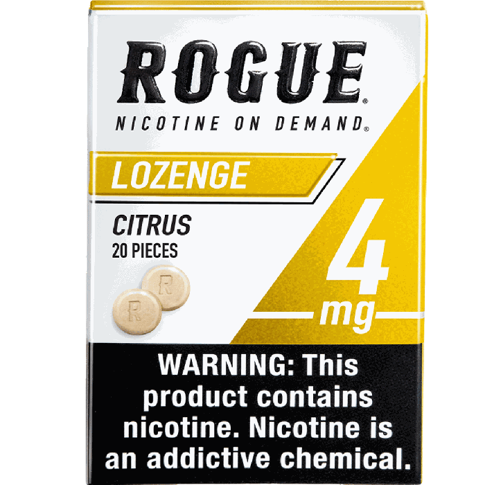 Rogue Citrus 4MG Nicotine Lozenges Rogue Citrus 4MG Nicotine Lozenges