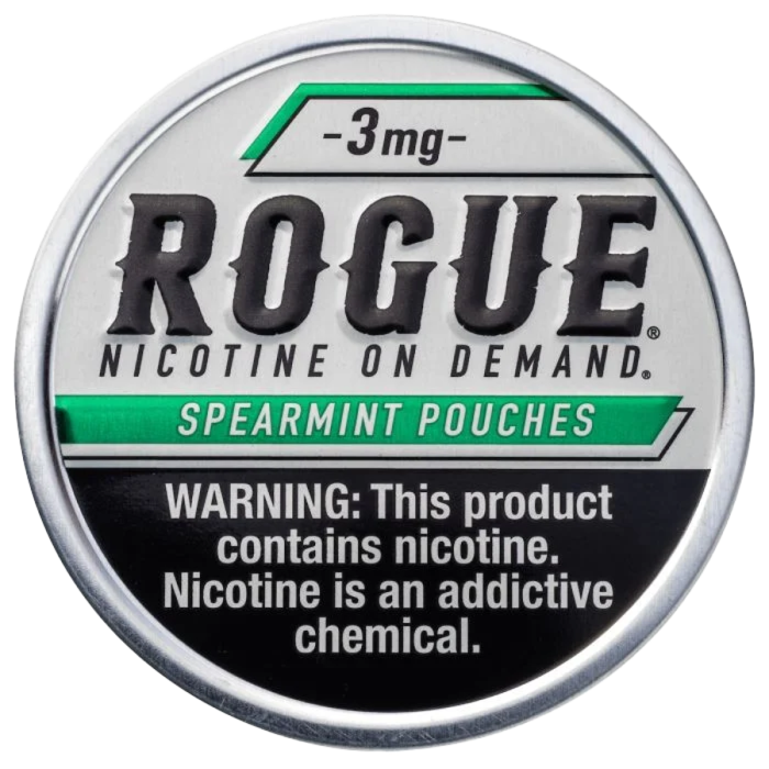 Rogue Spearmint 3MG Nicotine Pouches Rogue Spearmint 3MG Nicotine Pouches