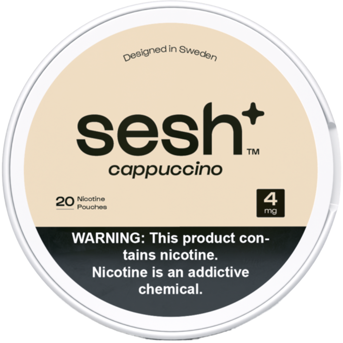 Sesh+ Cappuccino 4mg Nicotine Pouches
