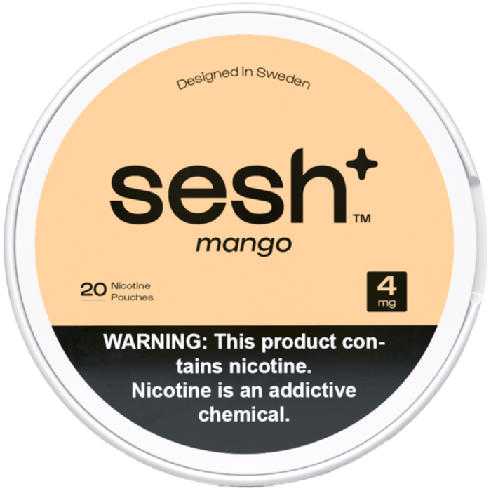 Sesh+ Mango 4mg Nicotine Pouches