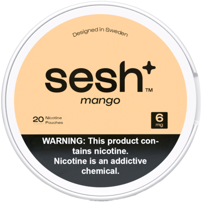 Sesh+ Mango 6mg Nicotine Pouches Sesh+ Mango 6mg Nicotine Pouches