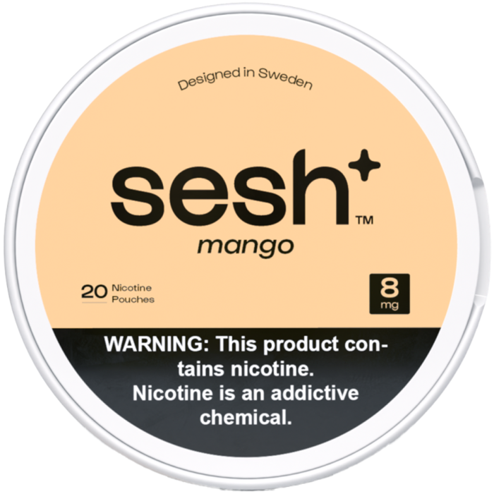 Sesh+ Mango 8mg Nicotine Pouches Sesh+ Mango 8mg Nicotine Pouches