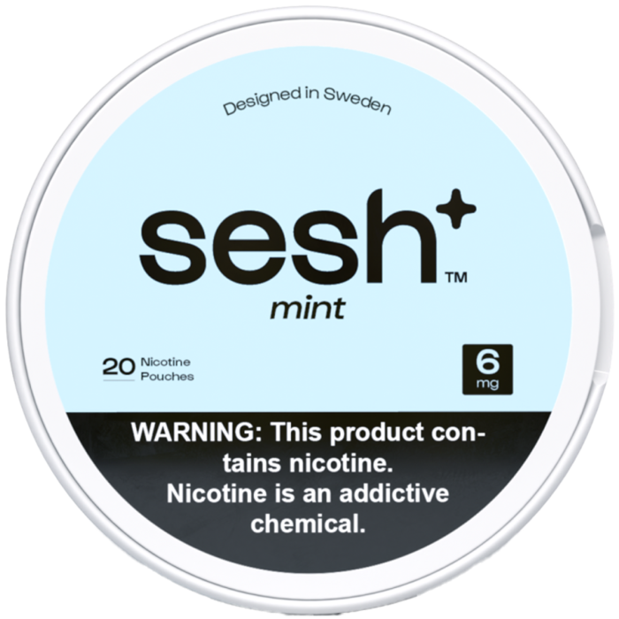 Sesh+ Mint 6mg Nicotine Pouches Sesh+ Mint 6mg Nicotine Pouches