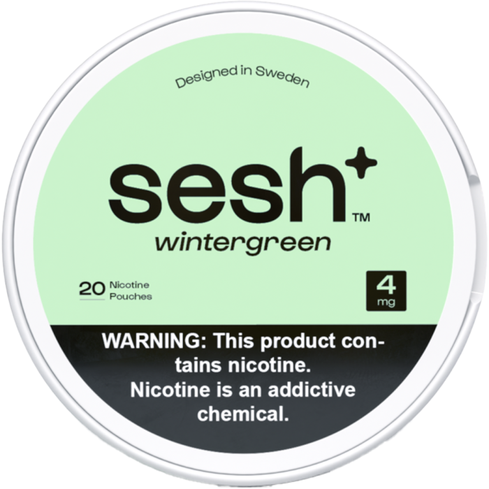 Sesh+ Wintergreen 4mg Nicotine Pouches Sesh+ Wintergreen 4mg Nicotine Pouches
