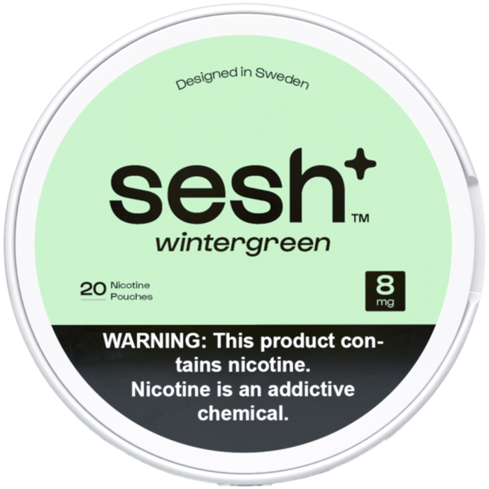 Sesh+ Wintergreen 8mg Nicotine Pouches Sesh+ Wintergreen 8mg Nicotine Pouches