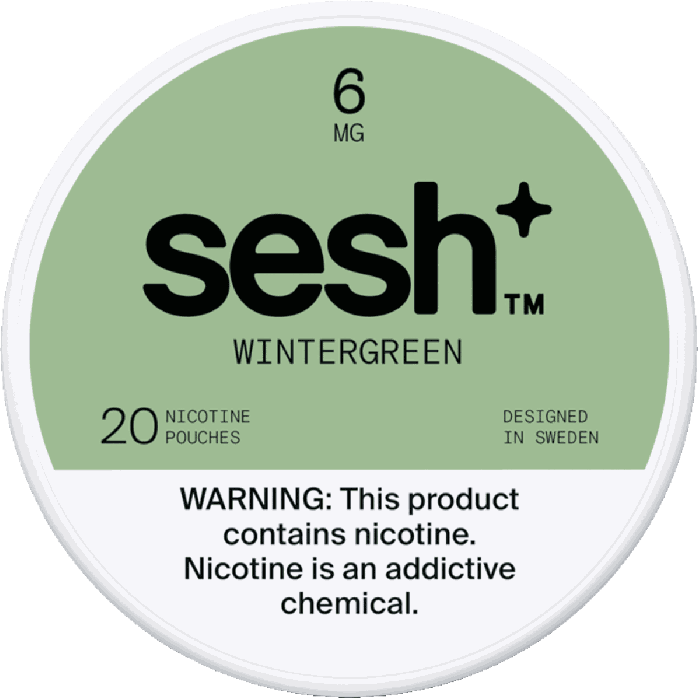 Sesh+ Wintergreen 6mg Nicotine Pouches Sesh+ Wintergreen 6mg Nicotine Pouches