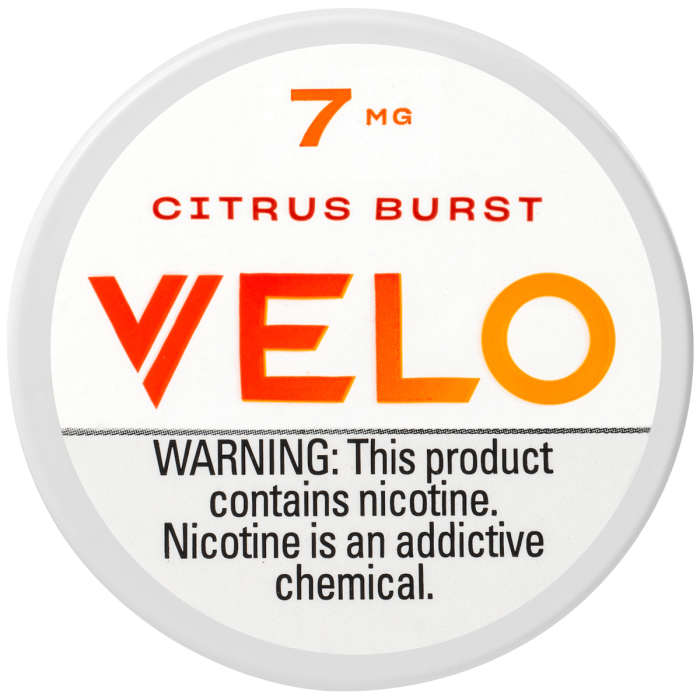 Velo Max Pouches Citrus Burst 7MG Velo Max Pouches Citrus Burst 7MG