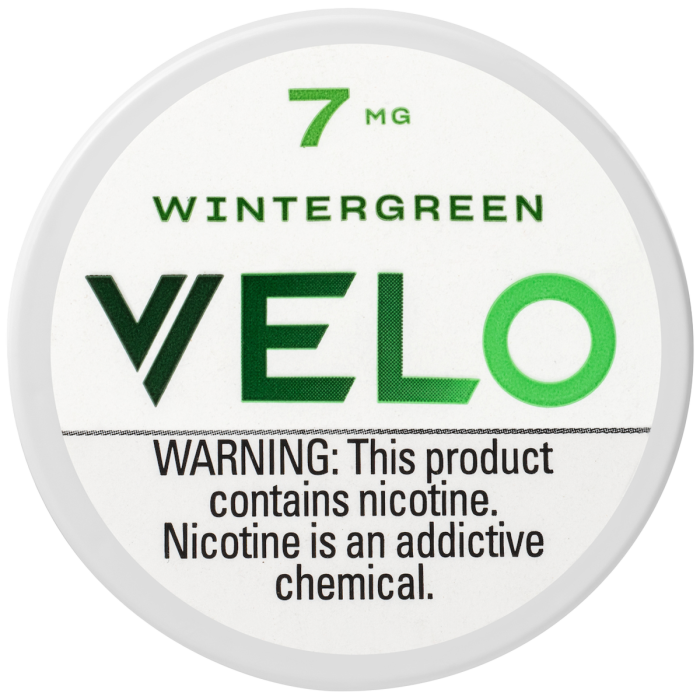 Velo Max Wintergreen 7MG Nicotine Pouches Velo Max Wintergreen 7MG Nicotine Pouches