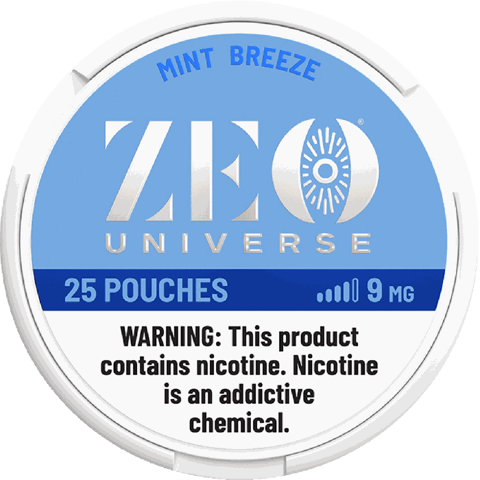 ZEO Universe Mint Breeze 9mg Nicotine Pouches