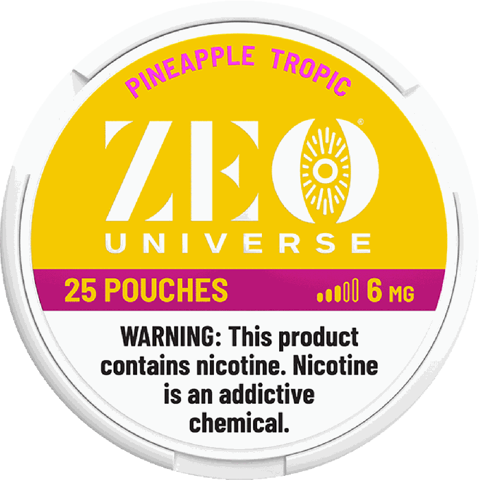 ZEO Universe Pineapple Tropic 6mg Nicotine Pouches