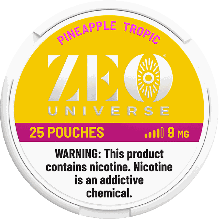 ZEO Universe Pineapple Tropic 9mg Nicotine Pouches