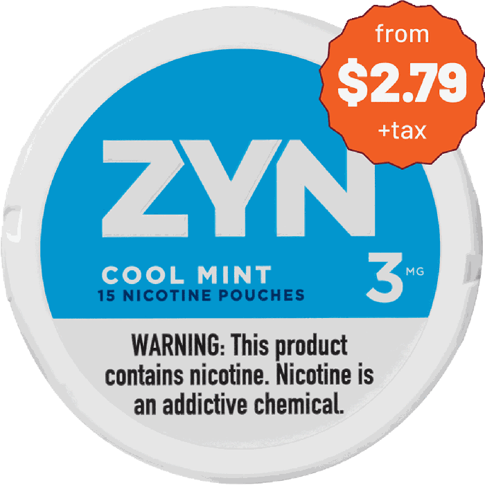 ZYN Cool Mint 3MG Nicotine Pouches ZYN Cool Mint 3MG Nicotine Pouches