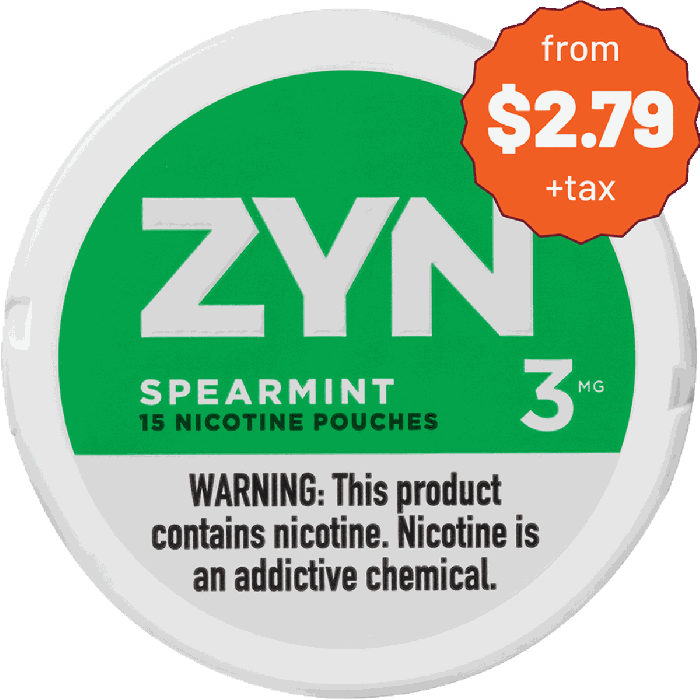 ZYN Spearmint 3MG Nicotine Pouches