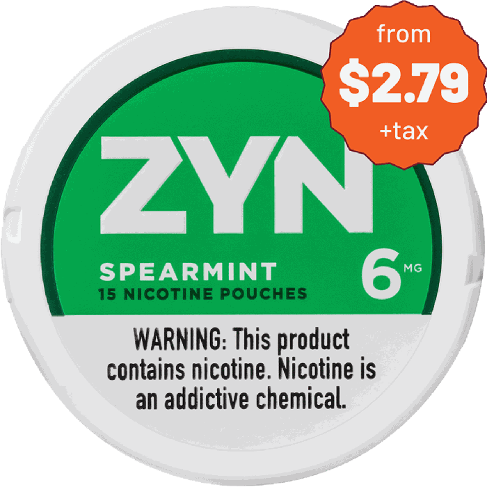 ZYN Spearmint 6MG Nicotine Pouches