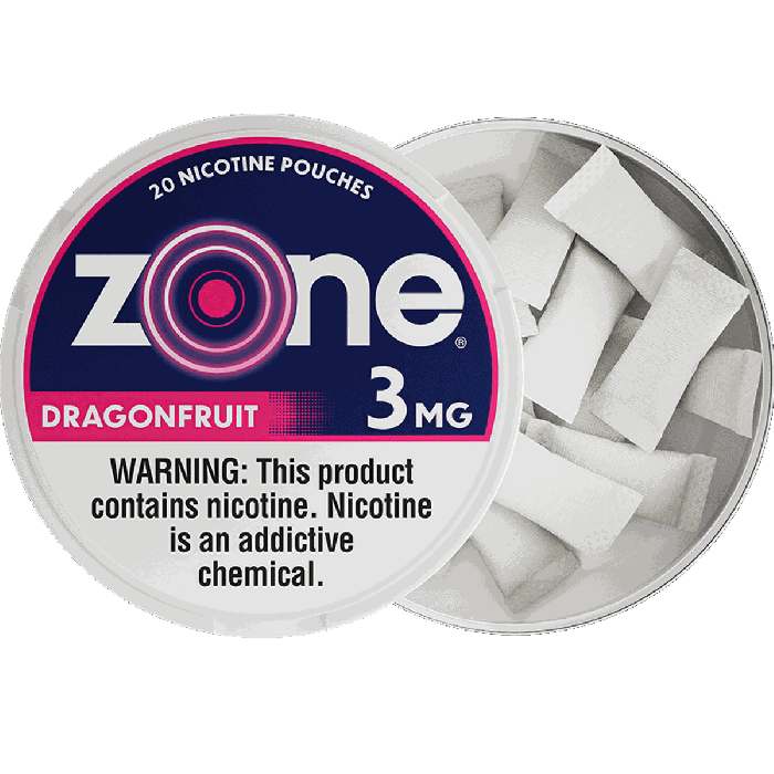 zone tobacco pouch Nicotine Pouches with intensity and flavor that lasts Zone Tobacco Free Nicotine Pouch