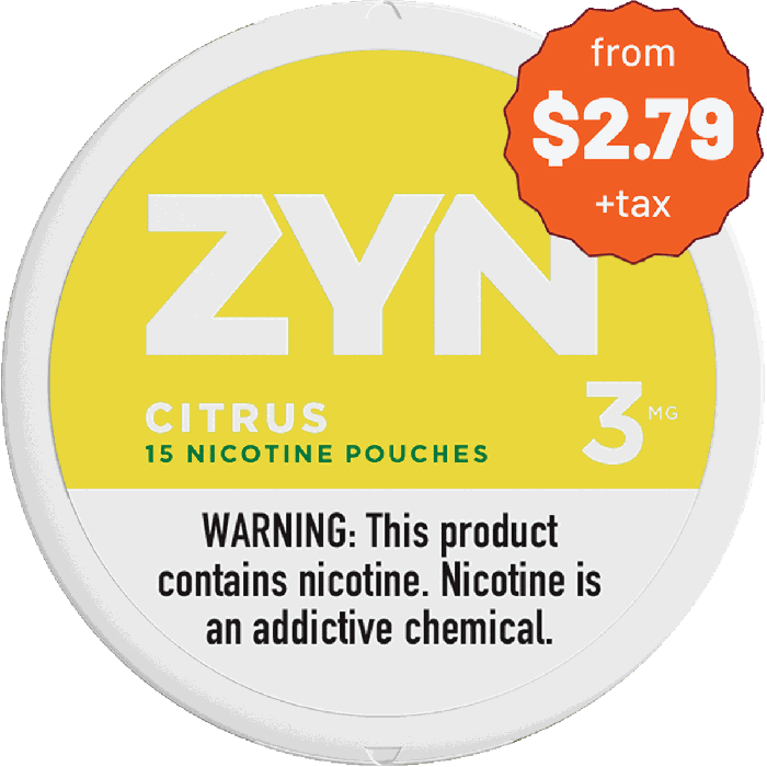 ZYN Citrus 3MG Nicotine Pouches ZYN Citrus 3MG Nicotine Pouches